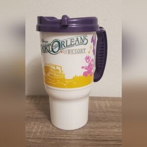Disney Port Orleans Resort Mug with Purple and Yellow Accents Vintage